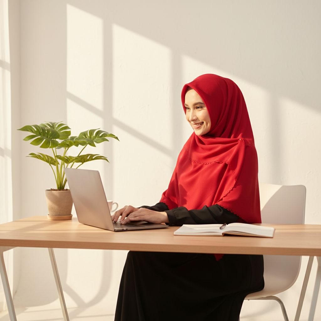 Corrina Hijab Semi Instan Bahan Wolfie